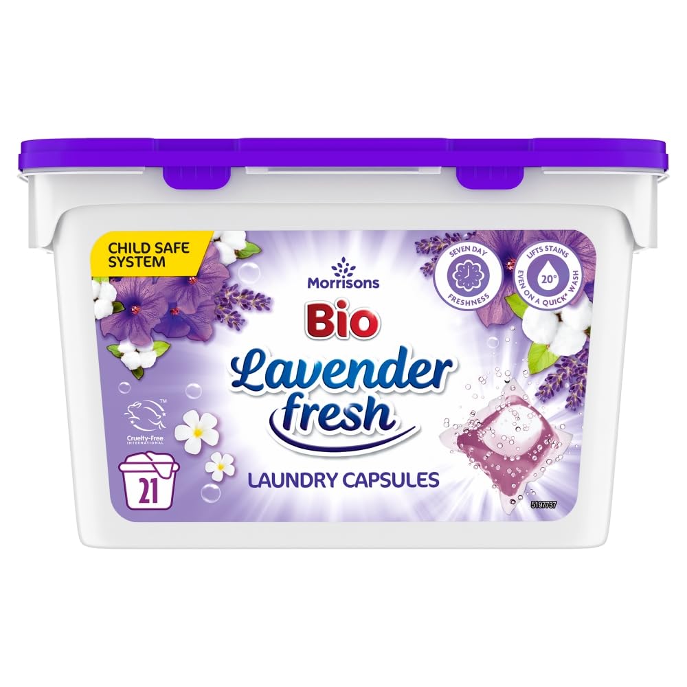 Morrisons Lavender Fresh Laundry Pods 21pk