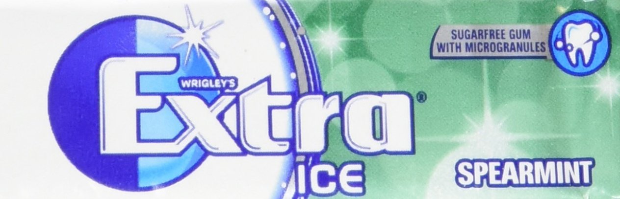 Wrigley's Extra Ice Spearmint Chewing Gum, Sugar Free, 30 x 10 each