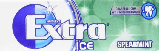 Wrigley's Extra Ice Spearmint Chewing Gum, Sugar Free, 30 x 10 each