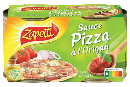Zapetti Sauce Pizza Origan 2x190g