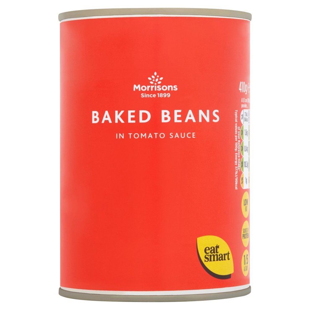Morrisons Baked Beans in Tomato Sauce, 410g