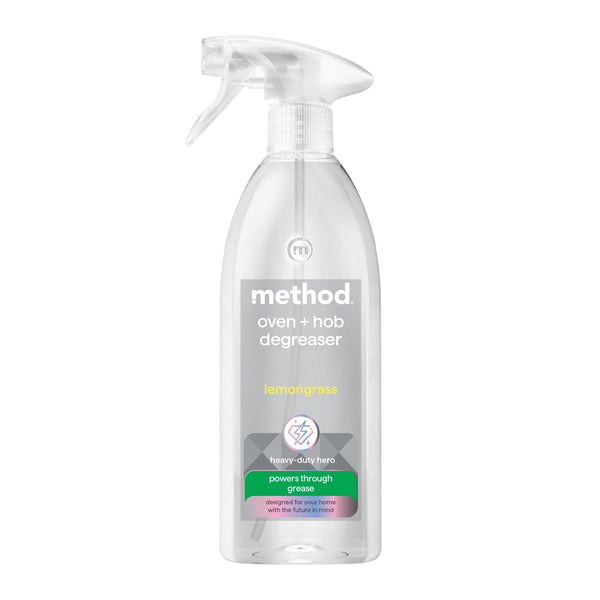 Method Oven & Hob Degreaser Spray, Cuts Burnt-On Grease, 828ml