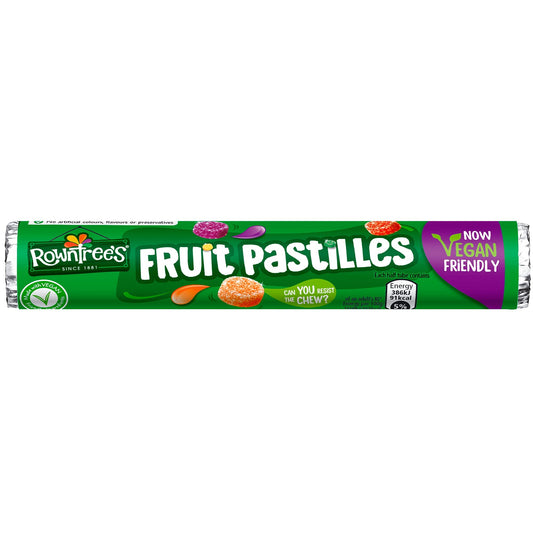 Nestlé Rowntree's Fruit Pastilles Vegan Friendly Sweets Tube - 1x32