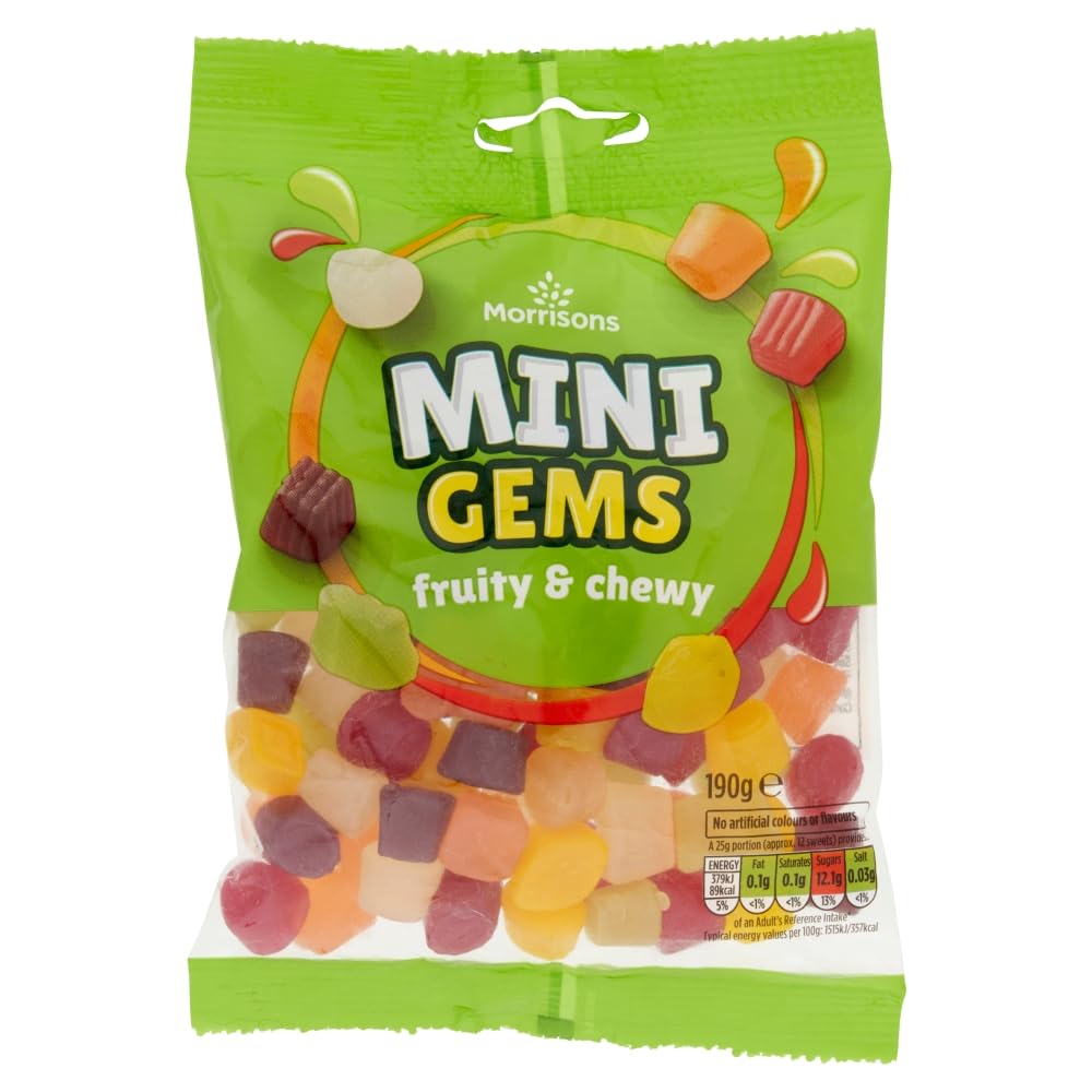 Morrisons Mini Gems, 190g