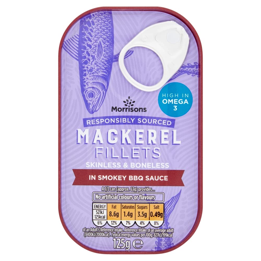 Morrisons Mackerel Smoky BBQ 125g