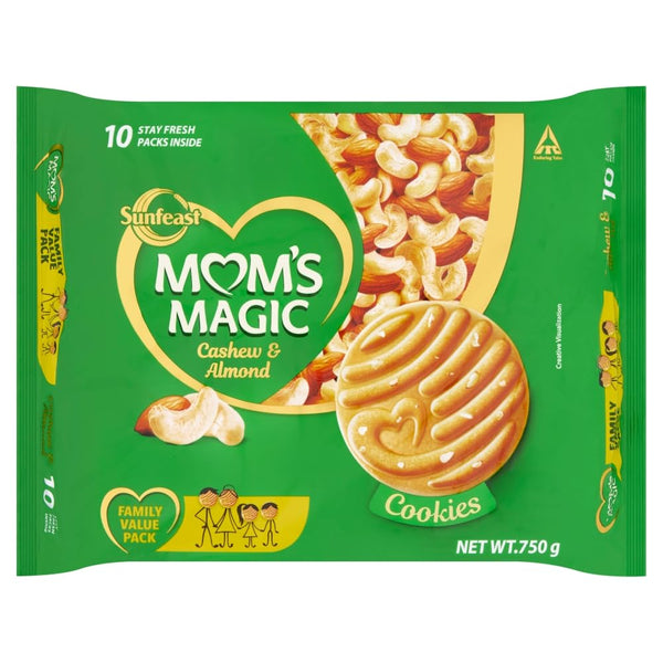 Sunfeast Mom's Magic 10 Cashew & Almond Cookies Family Value Pack 750g
