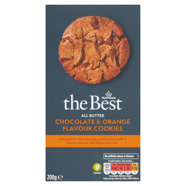 Morrisons The Best Chocolate Orange Cookies, 200g