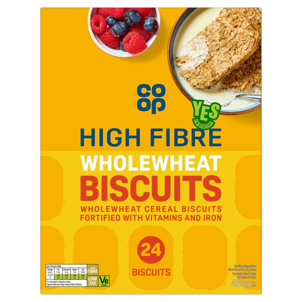 Co-op 24 Wholewheat Biscuits 480g