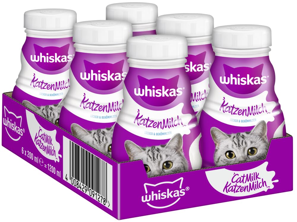 whiskas Cat milk, 6x200ml