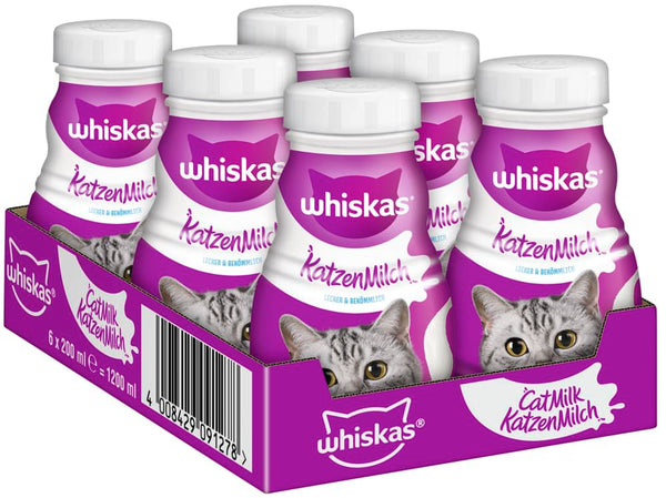 whiskas Cat milk, 6x200ml