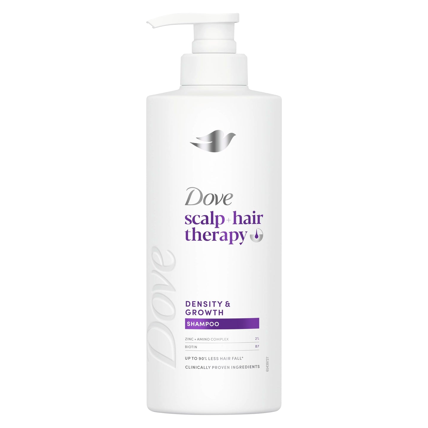 Dove scalp + hair therapy Density & Growth¹ Shampoo hair care with Amino Complex, Zinc and Biotin for up to 90% less hair fall