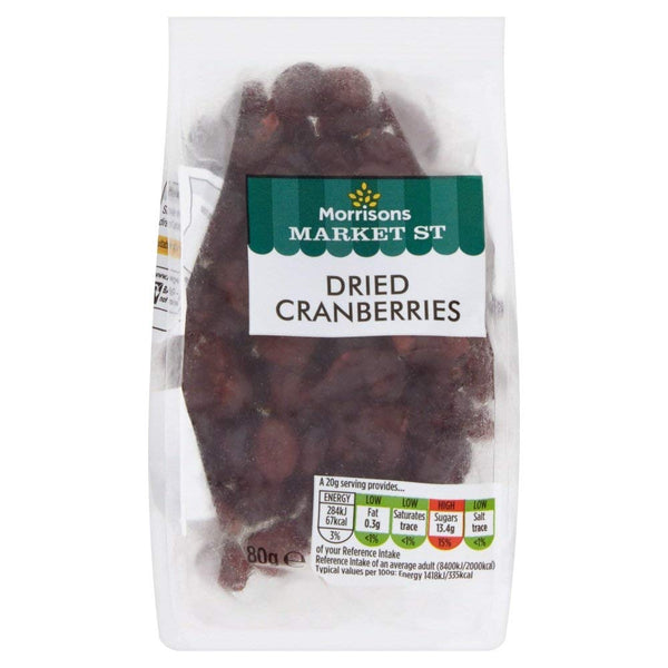 Morrisons Dried Cranberries 80g