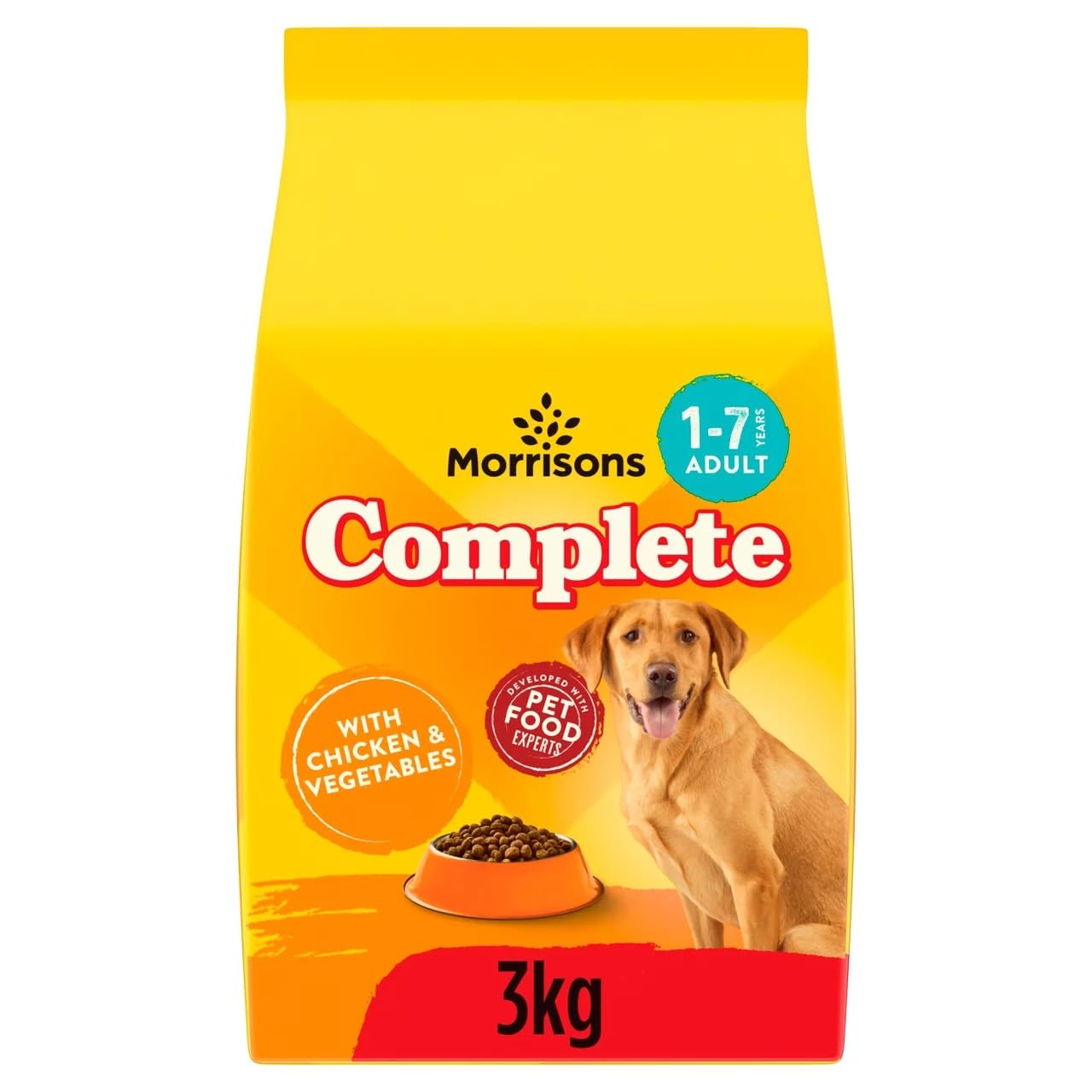 Morrisons Complete Dog Food Chicken & Vegetable 3kg