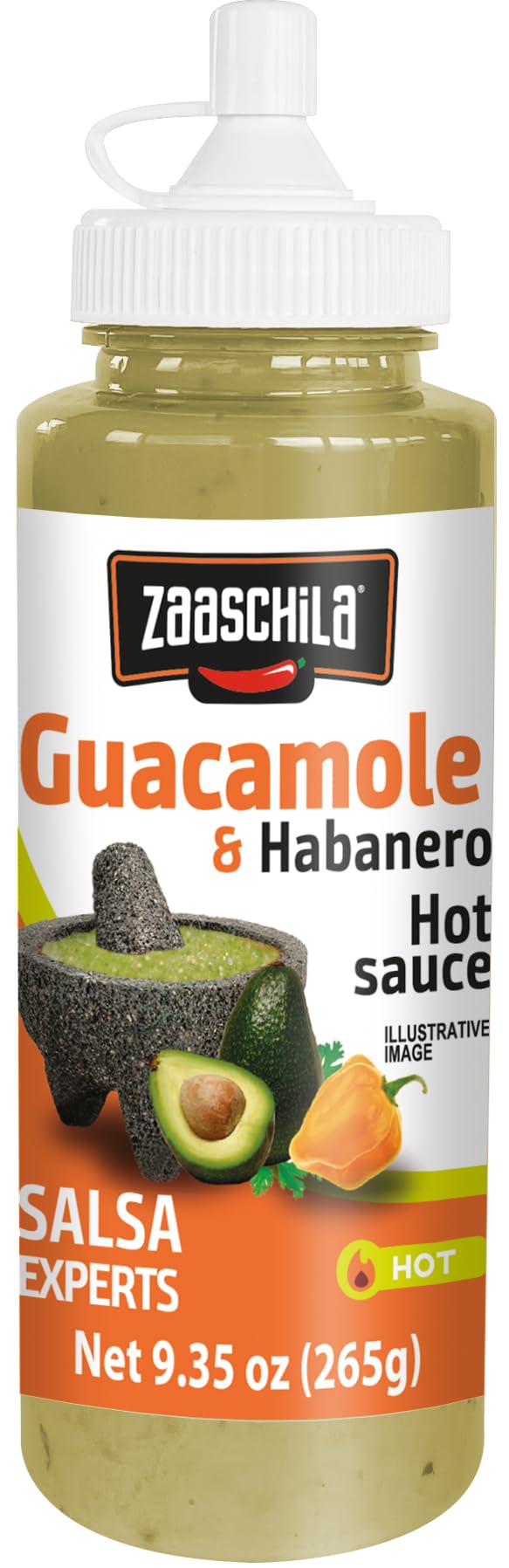 Zaaschila, Guacamole with Habanero 9.35oz (265g) by Alimentos Tres G., S.A. de C.V. [Foods]