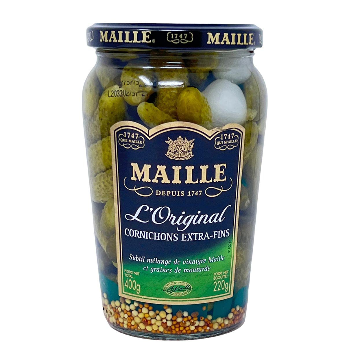 Mall mini cucumber gherkin extra fine 400 grams