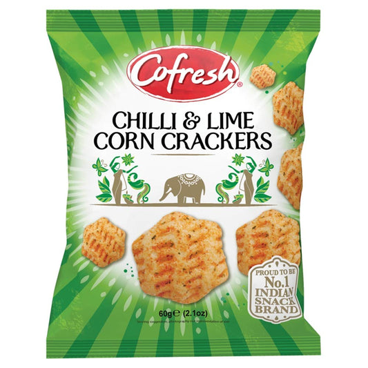 Cofresh Corn Crackers Chilli & Lime, 60g