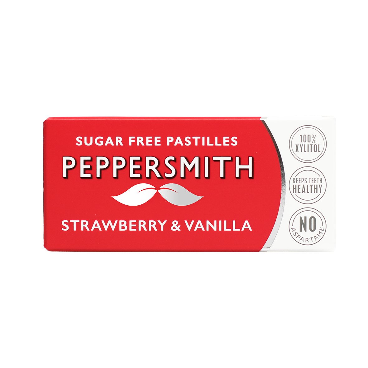 Peppersmith | Dental Pastilles Strawberry | 9 x 15g