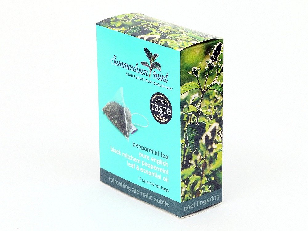 Summerdown Peppermint Tea Pyramid Bags (1 x 15 bags)