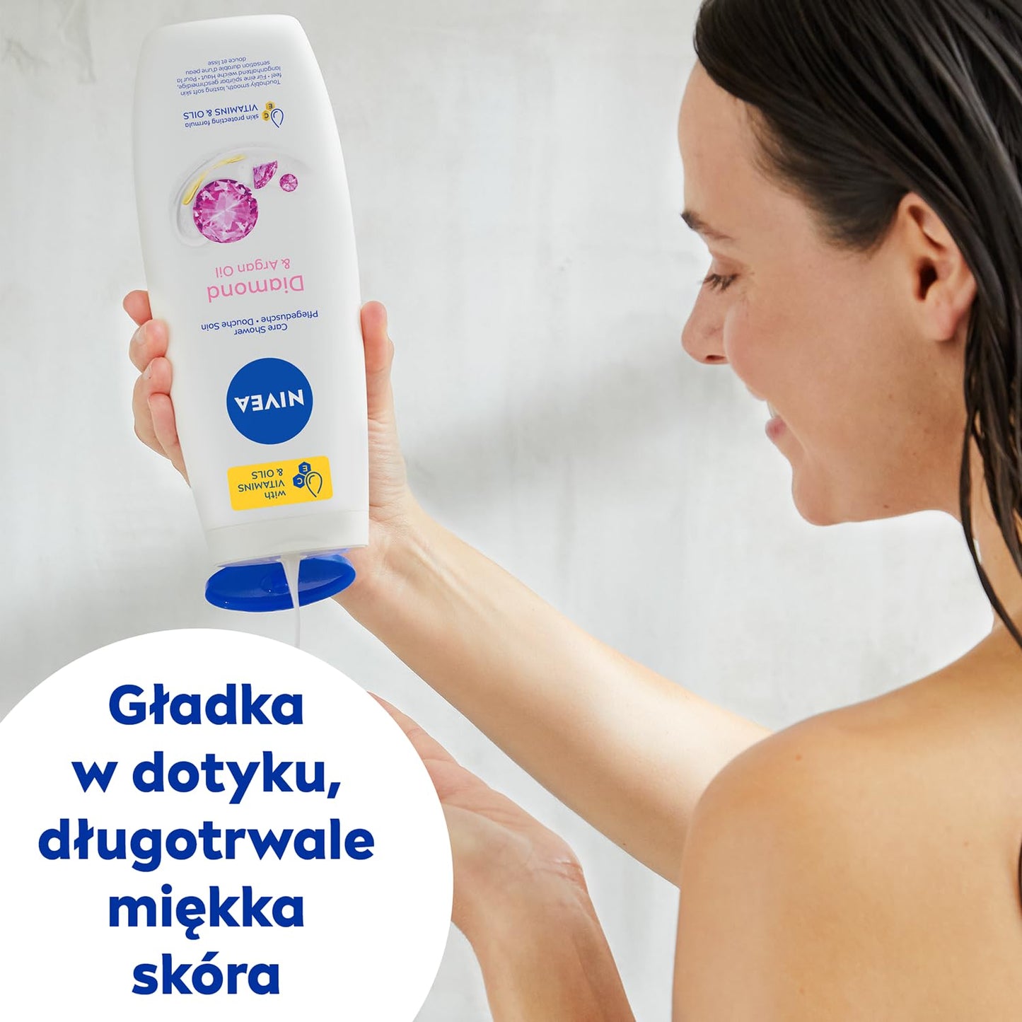 NIVEA Care & Diamond Diamond Shower Gel 500 ml