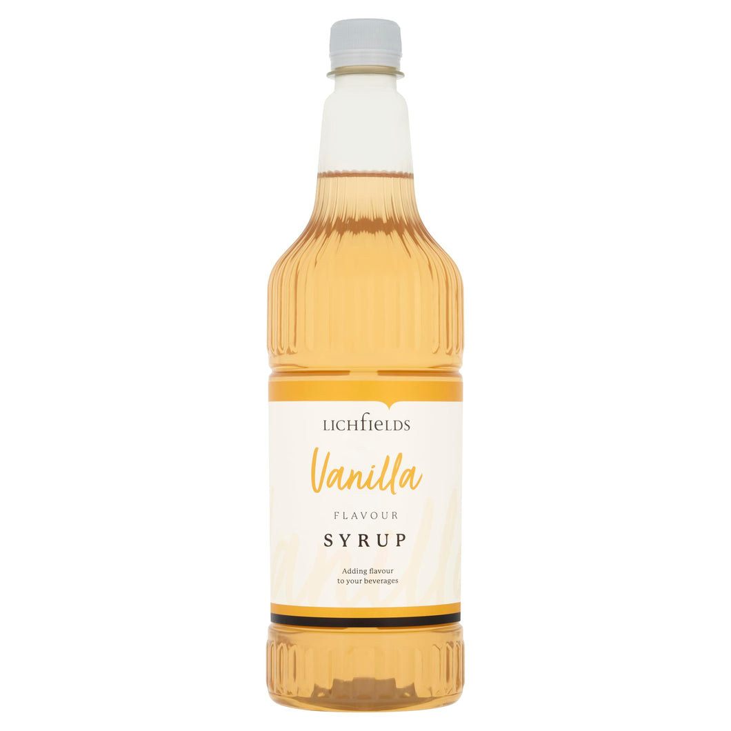 Lichfields Vanilla Flavour Syrup 1 LTR
