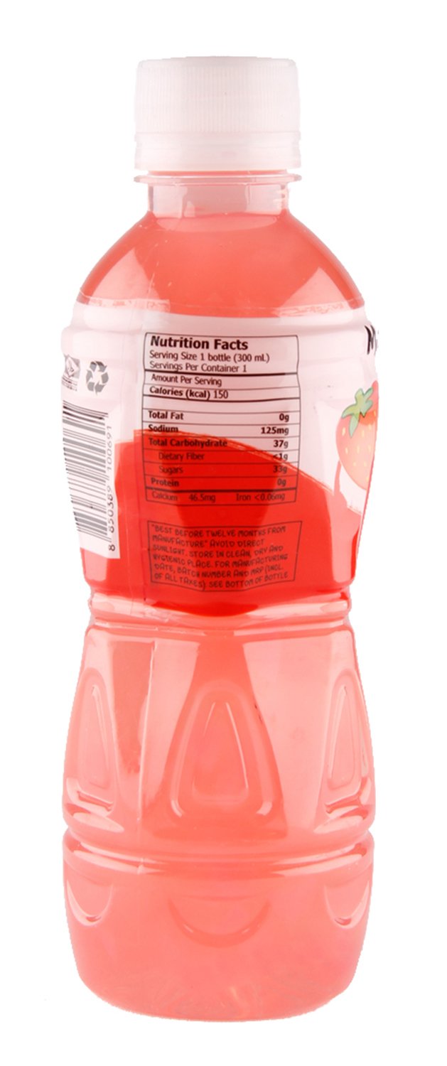 MOGU MOGU STRAWBERRY Flavoured Drink With Nata De Coco 320 ml