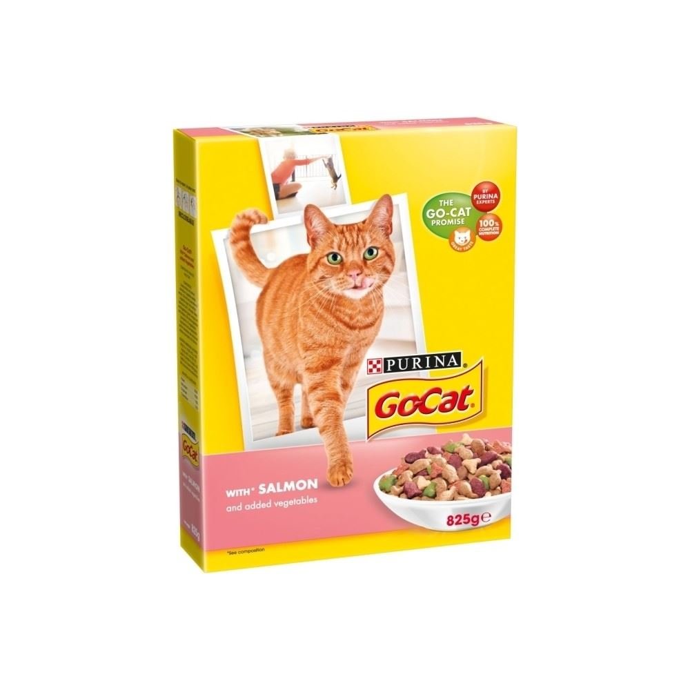 Go-Cat Complete Adult with Salmon & Added Vegetables (825g)