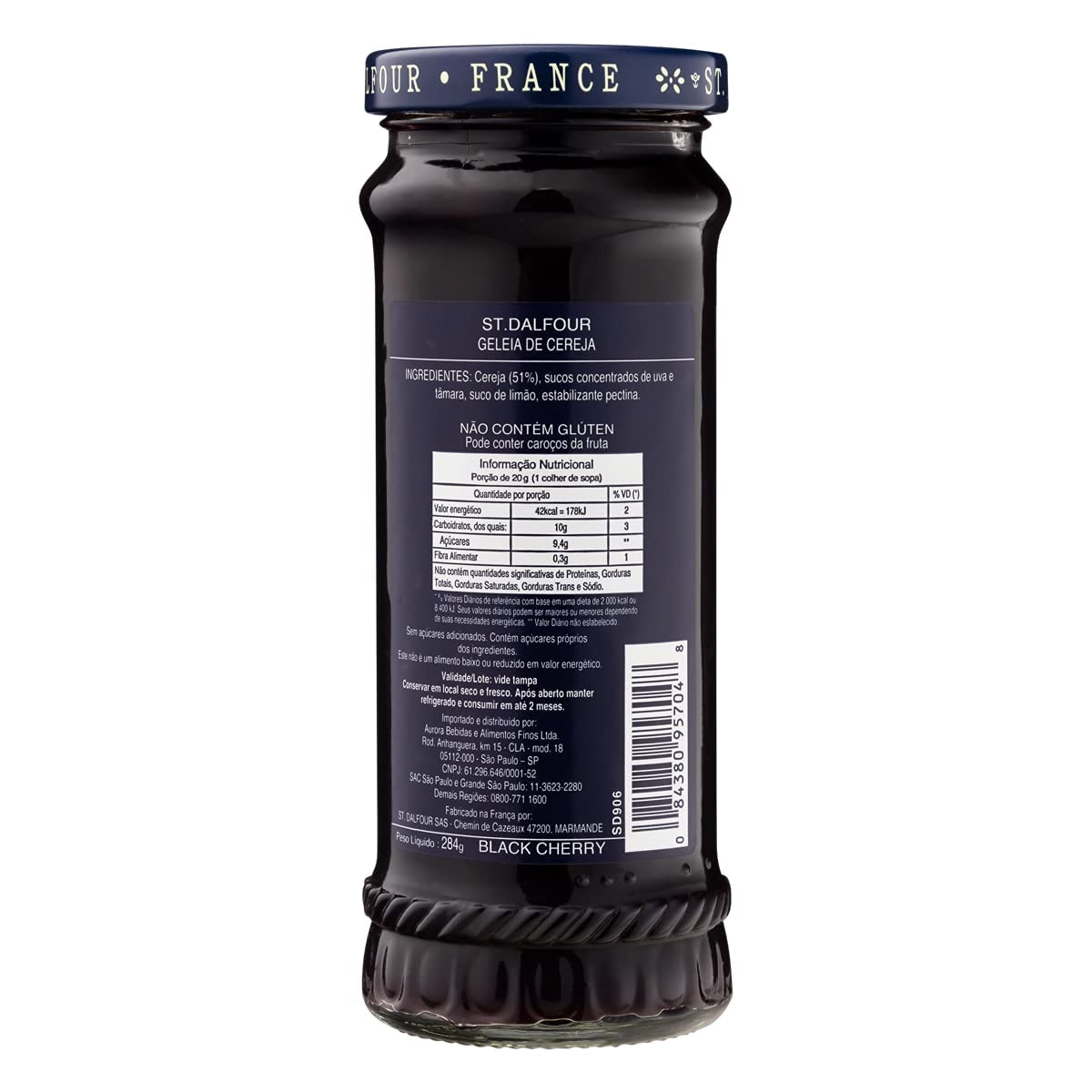 St. Dalfour Black Cherry, 284g