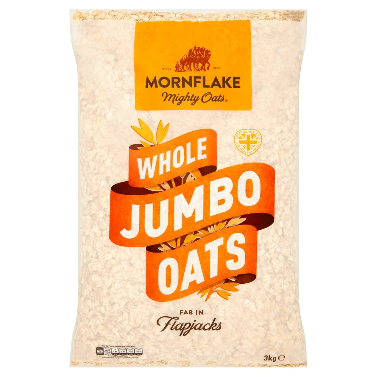 Mornflake Mornflake Jumbo Oats 3000 g x 1