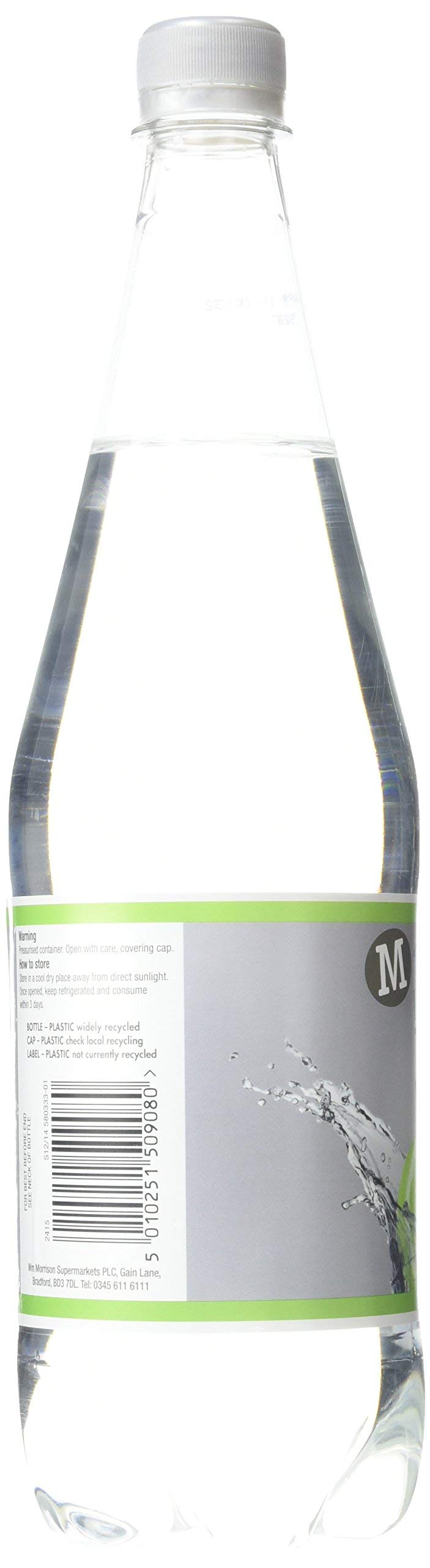 Morrisons Indian Diet Tonic Water & Lime 1 Litre