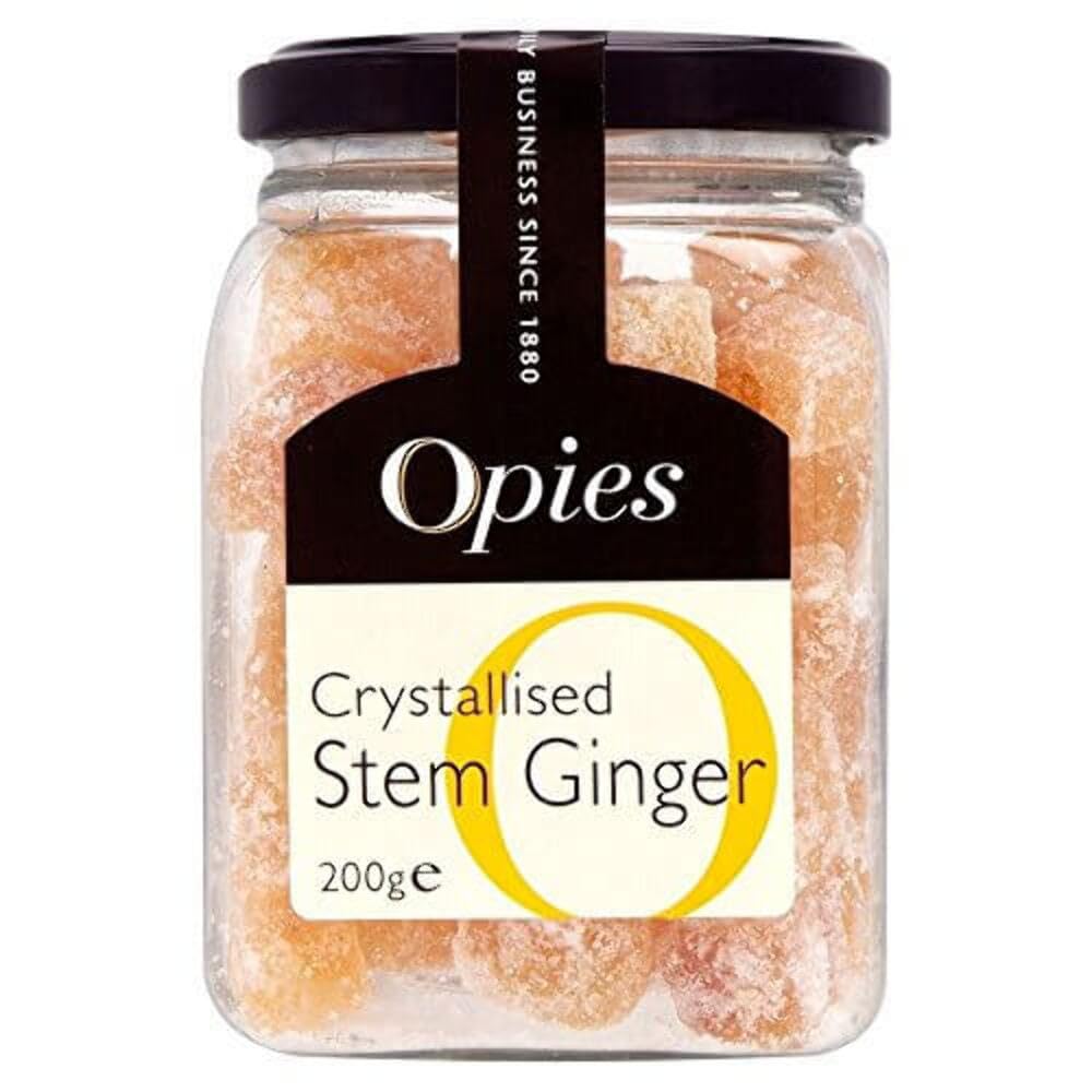 Opies Crystallised Ginger Jar 200g