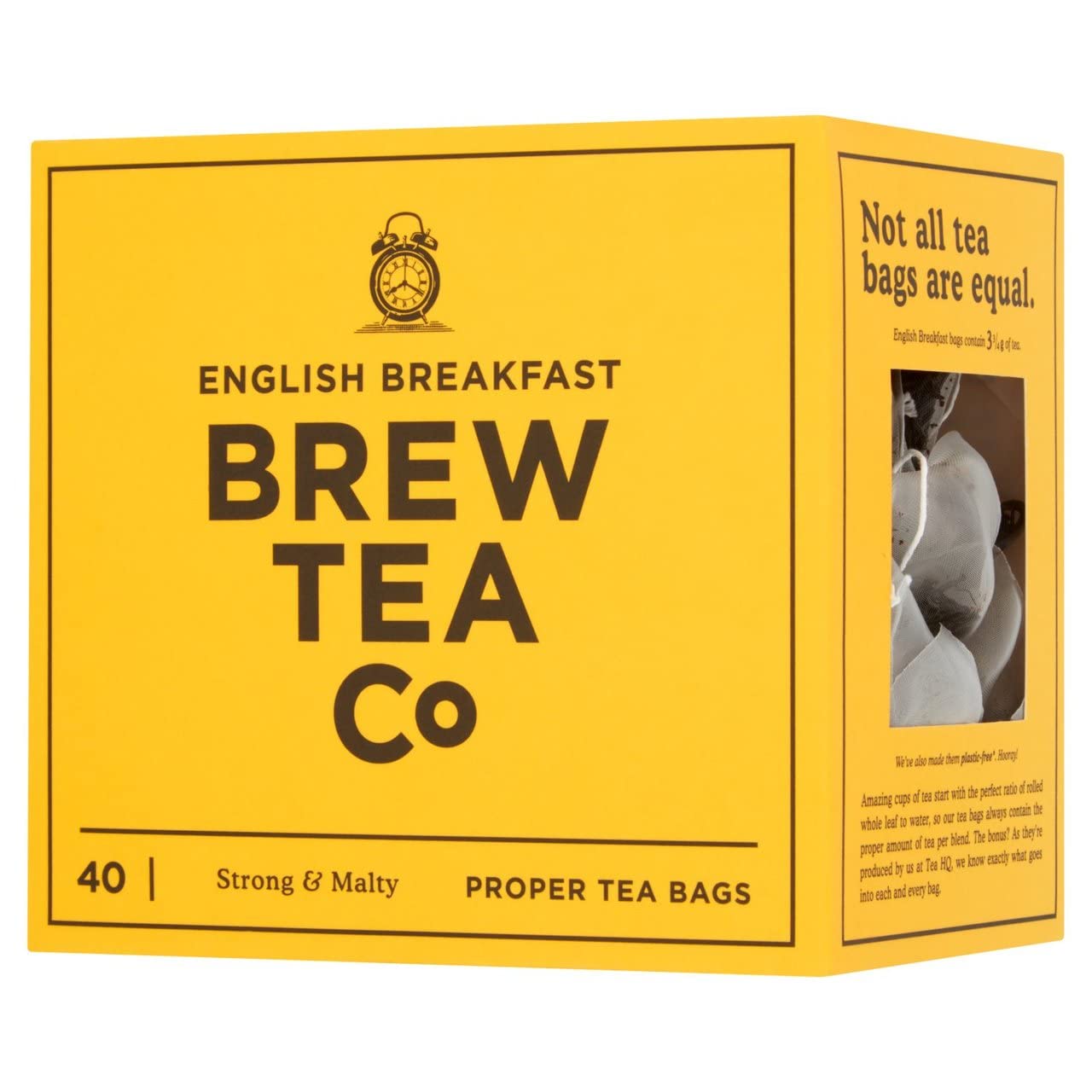 Brew Tea Co English Breakfast Whole Leaf Tea Bags