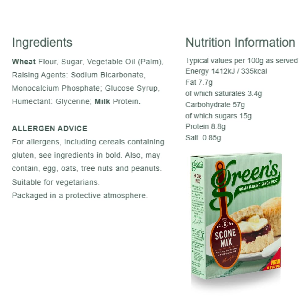 Green's Classic Scones, Pack of 6 (6 x 280 g)