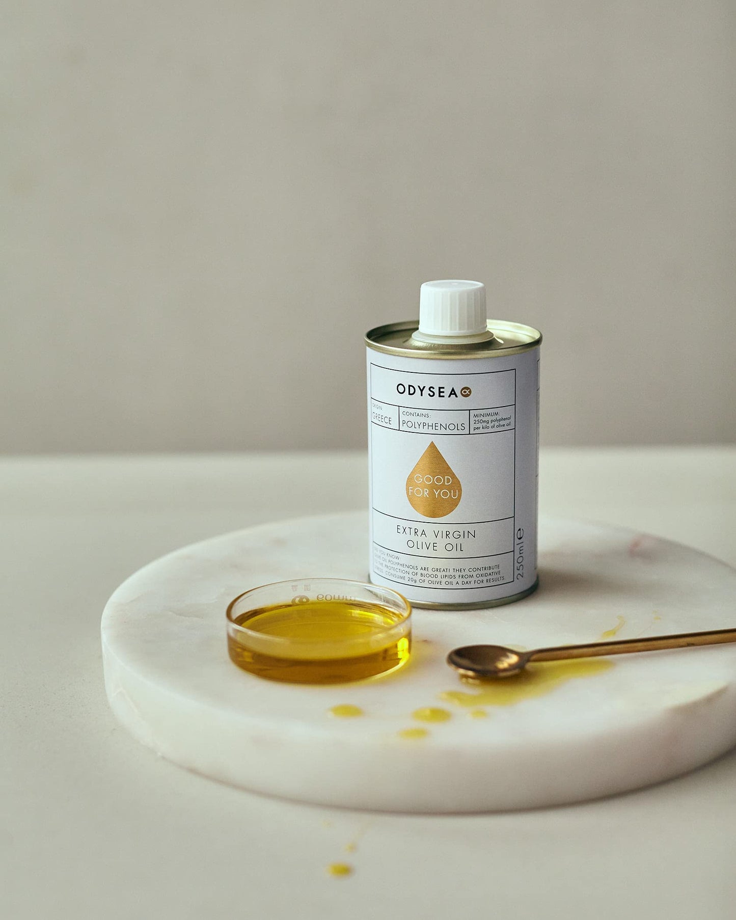 Odysea "Good For You", High Polyphenol Greek Extra Virgin Olive Oil, 250ml