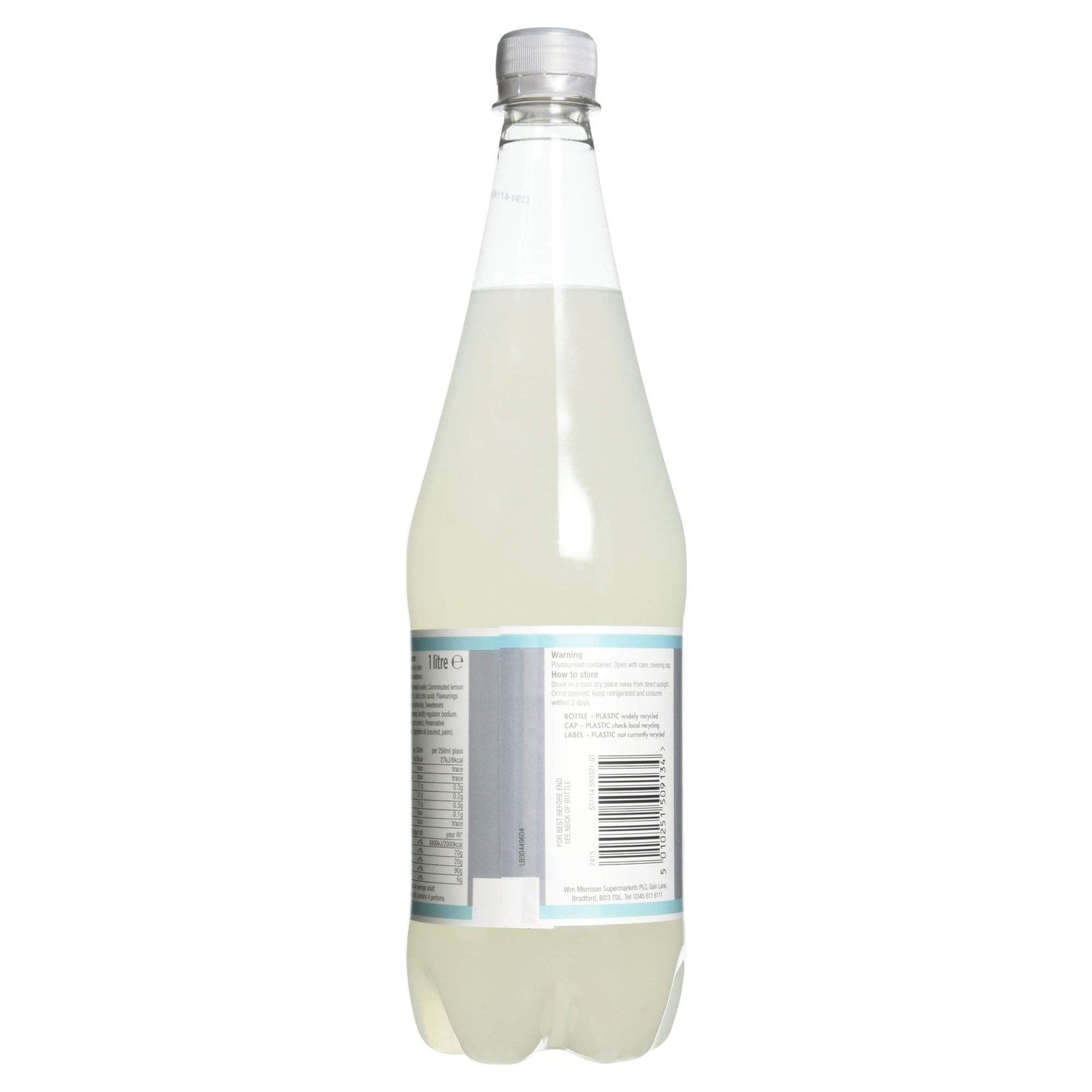 Morrisons Diet Bitter Lemon Drink 1L (Fixed Retail)