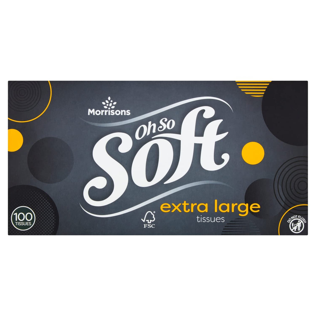 Morrisons Large White XL Tissues 100 Sheets