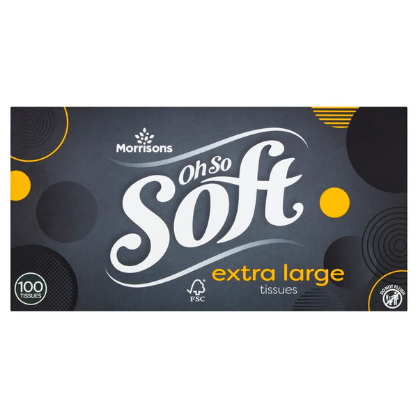 Morrisons Large White XL Tissues 100 Sheets