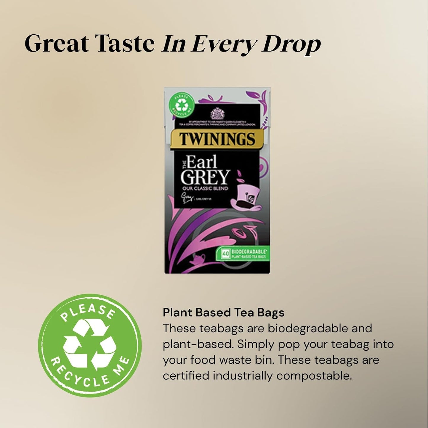 Twinings Earl Grey Tea Bags 40 Teabags