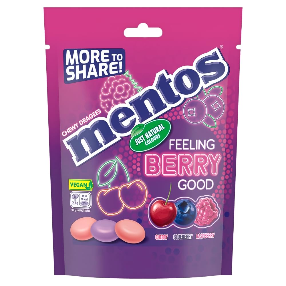 Mentos Feeling Berry Good Bag 160g