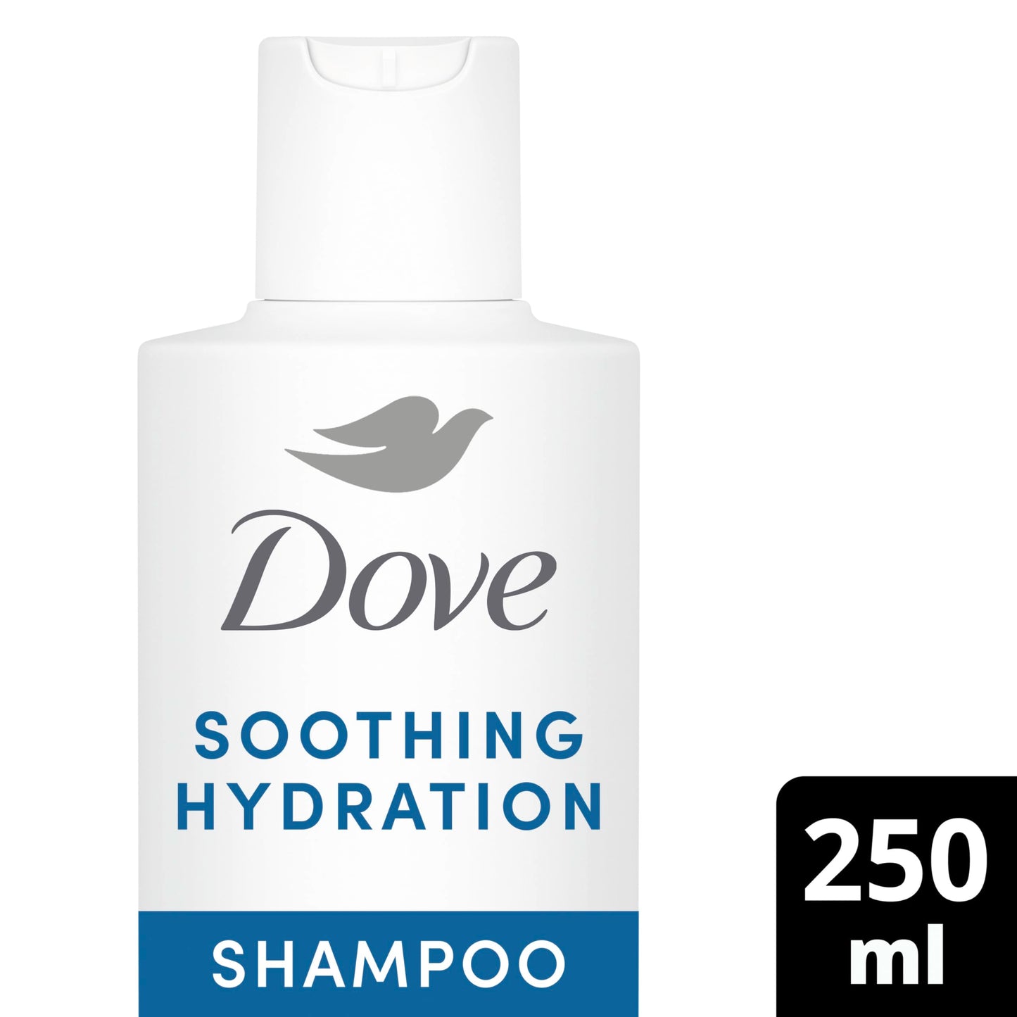 Dove Scalp + Hair Therapy Soothing Hydration Shampoo hair care with Hyaluron-Complex and Pharma-Grade Glycerin for up to 100 hours of hydrated hair