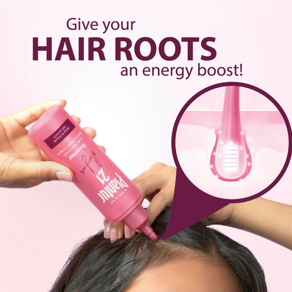 Plantur 21#longhair Booster for Long and Brilliant Hair 125ml | Womens Booster For Hair Growth | Booster Hair Serum Without Silicones Or Parabens | Energy Kick for Hair Roots