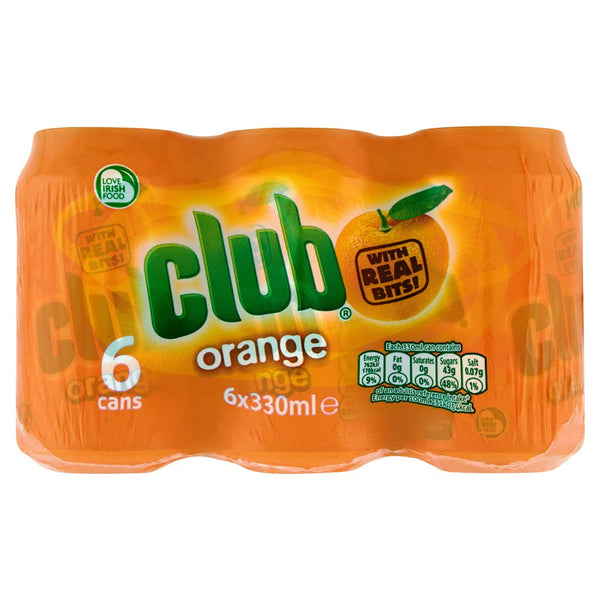 Club Orange Cans 6 x 330ml