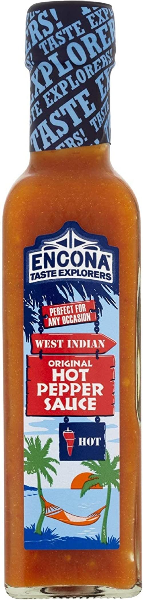 Encona West Indian Original Hot Pepper Sauce, 220ml