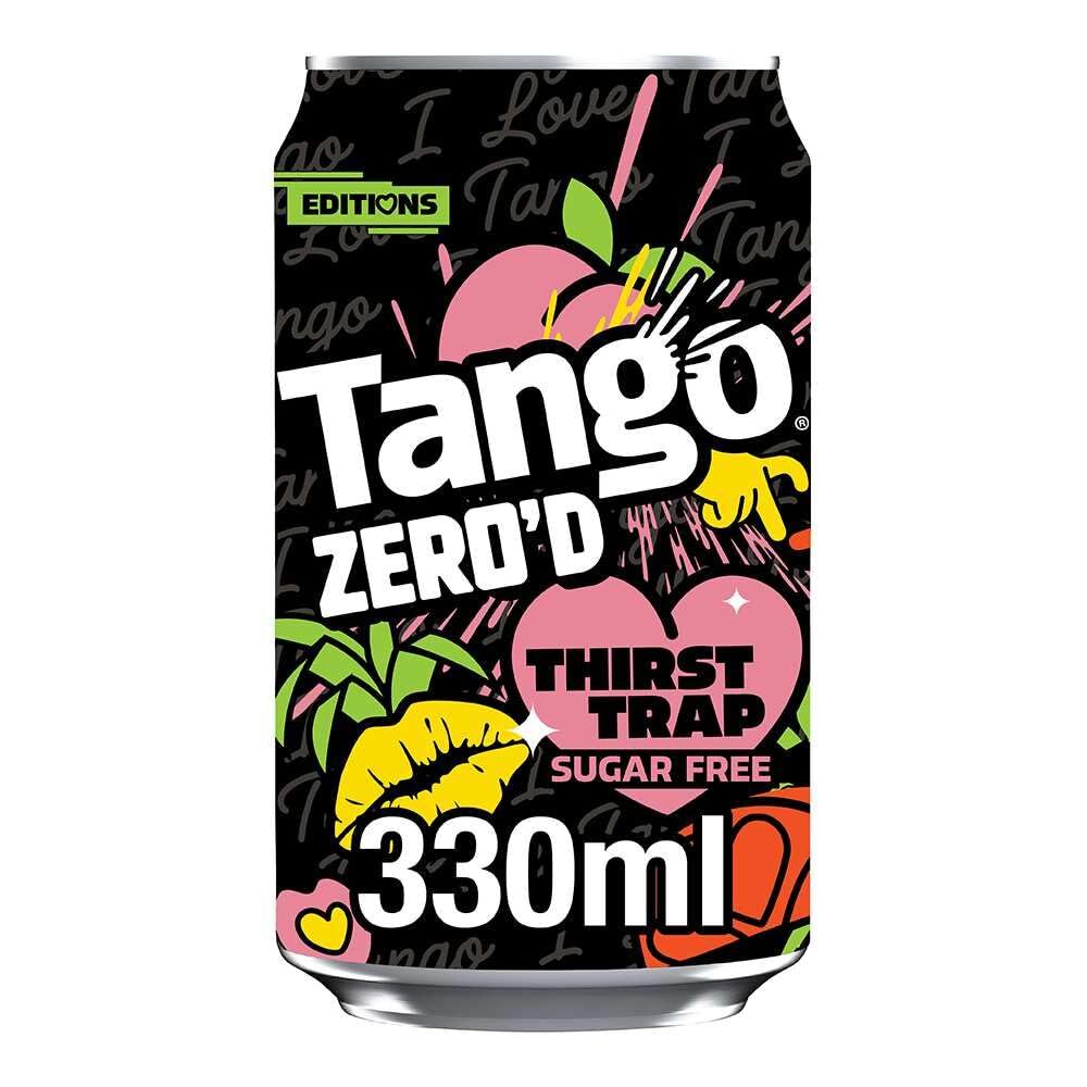Tango Zero'd Thirst Trap - Peach & Pineapple | 330ml | Can| 24 Pack