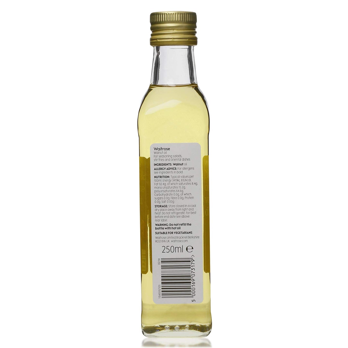 Walnut Oil Waitrose 250ml