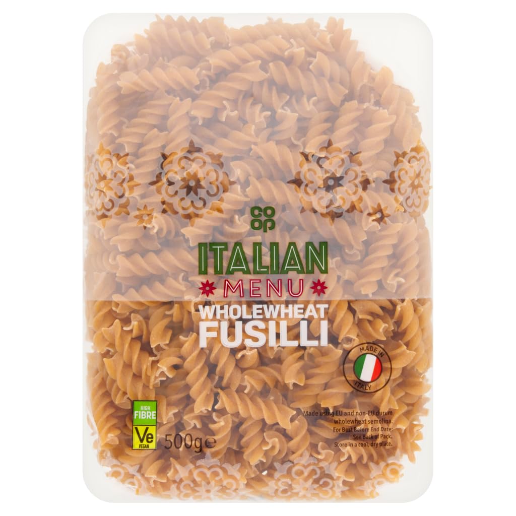 Co-op Italian Wholewheat Fusilli 500g
