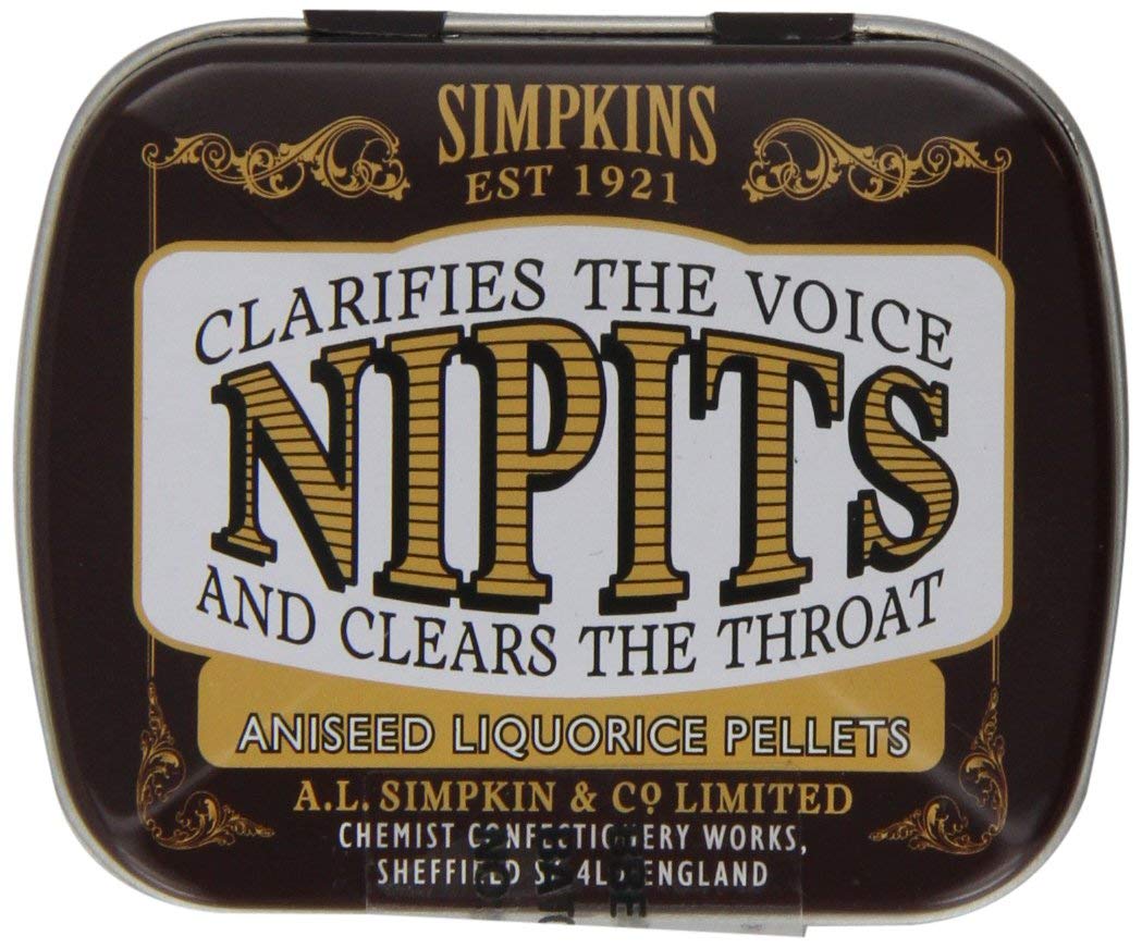 Simpkins Nipits Menthol Liquorice Pellets 12g