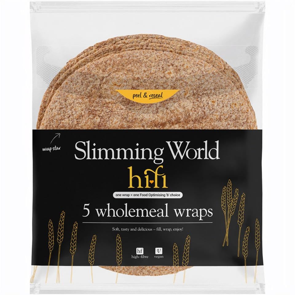 Slimming World 5 Wholemeal Tortilla Wraps, 330g