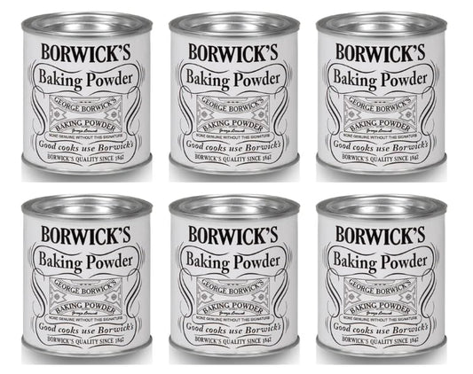 Borwick's Baking Powder, 180g - (Pack of 6)