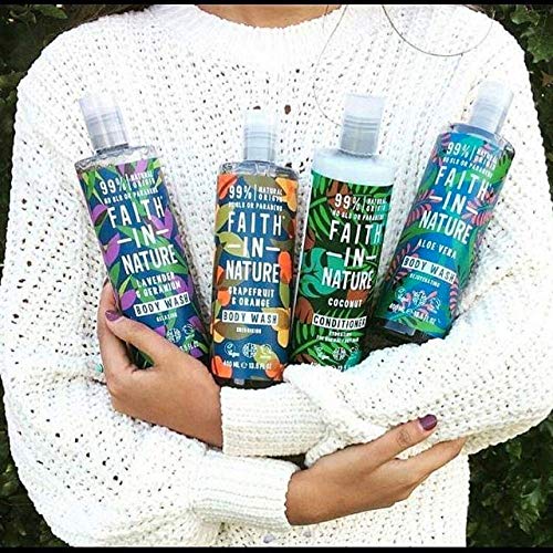 Faith In Nature Coconut Natural Shower Gel and Foam Bath, 400ml