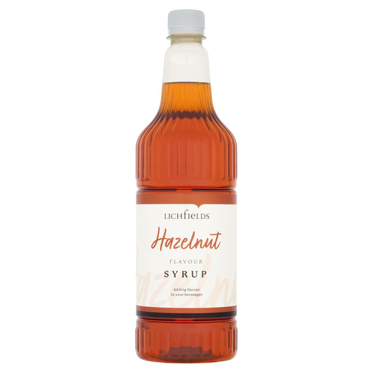Lichfields Hazelnut Flavour Syrup 1 LTR